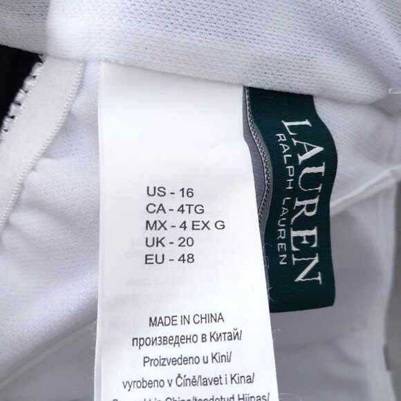 Ralph Lauren Swim Suit Top Sz 16 Padded Underwire High Neck 374 - Picture 4 of 6